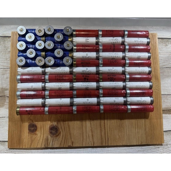 Other - American Flag Shotgun Federal Top Gun Shells Unique Handmade